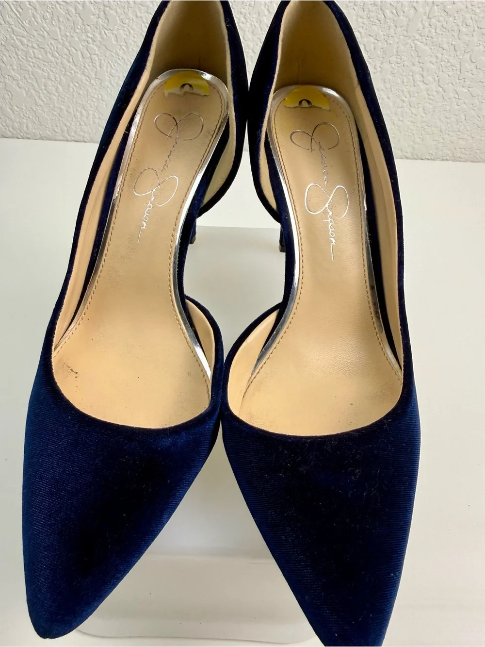 Jessica Simpson | Livvy | Blue Velvet D'Orsay Pumps | 9